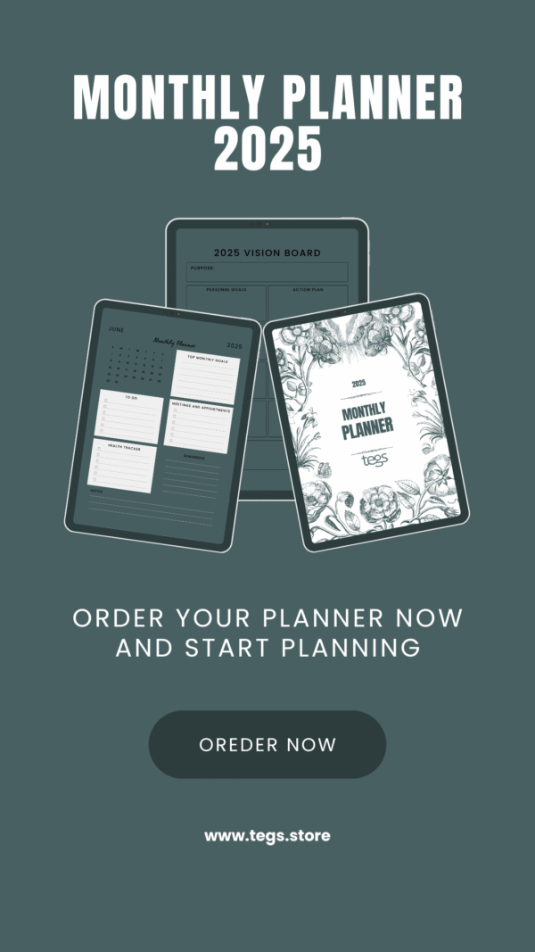 Monthly Digital Planner 2025