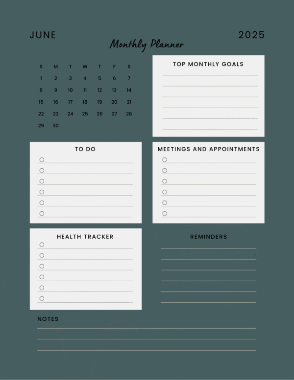 Monthly Digital Planner 2025 - Image 3