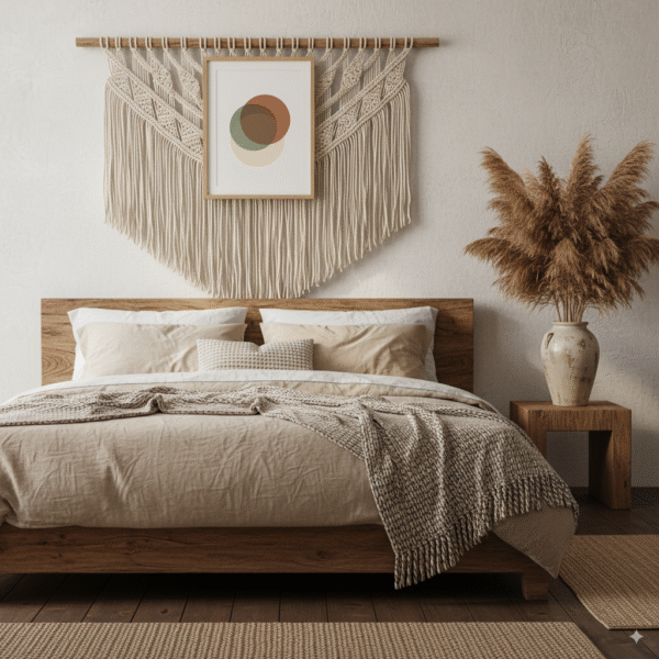 Geometric Circle Abstract Wall Art – Terracotta & Sage Printable Minimalist Poster